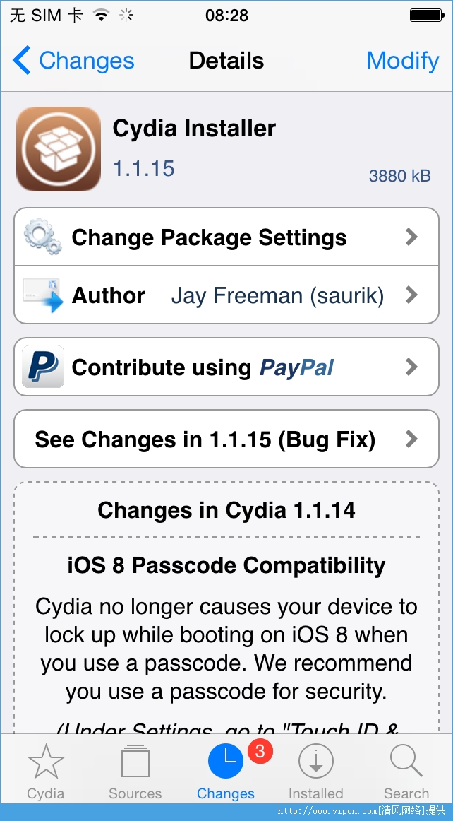 IOS8̹ԽCydia V1.2.1