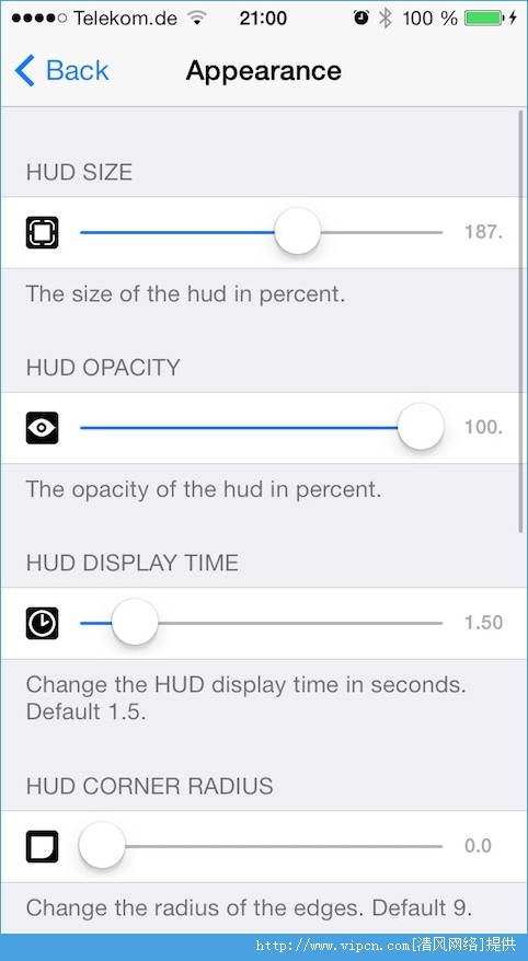 IOS8HUD CustomizerͼƬ1