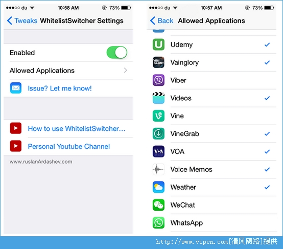 iOS8ԽлӦòWhitelistSwitcher[Ƶ][ͼ]ͼƬ2