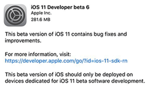 iOS11 Beta6ļصַǶ٣iOS11 Beta6ٷ̼صַ[ͼ]