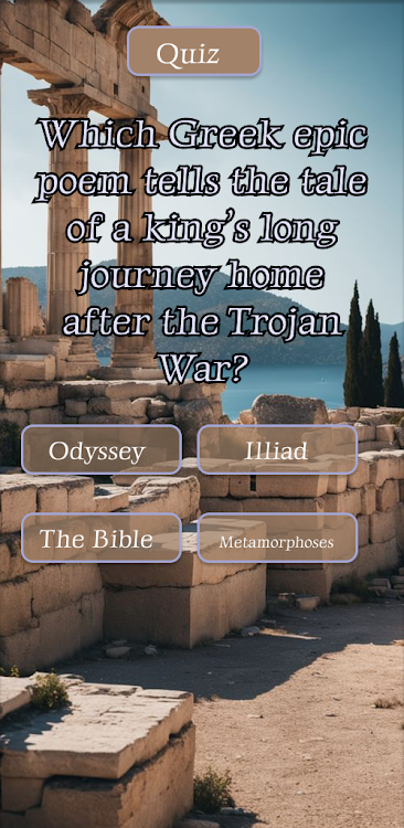 Ancient Greece Quiz Baixar apk para Android  v1.0 screenshot 1