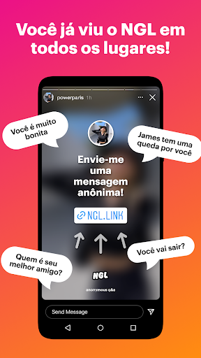 NGL q&a anônimo mdo apk premium desbloqueado última versão 2024  2.3.42 screenshot 2