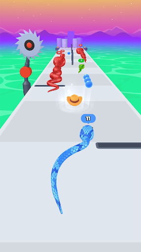 Snake Run Race mod apk dinheiro e gemas ilimitados última versão 2024图片1