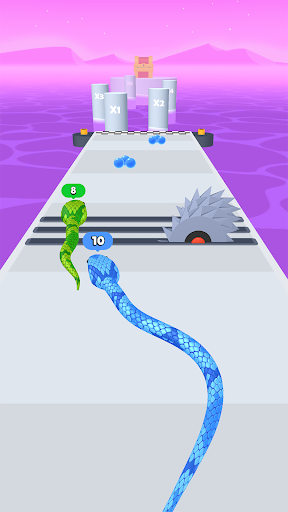 Snake Run Race mod apk dinheiro e gemas ilimitados última versão 2024  1.30.2 screenshot 3