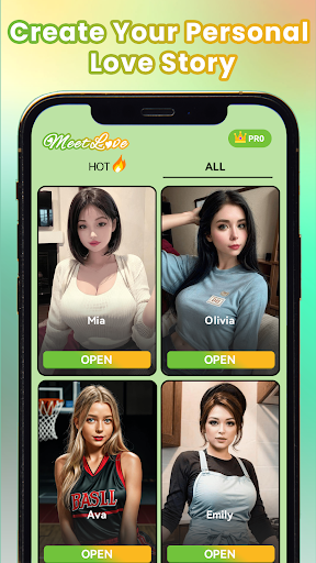 MeetLove Your AI Girlfriend mod apk premium desbloqueada  1.0.2 screenshot 2