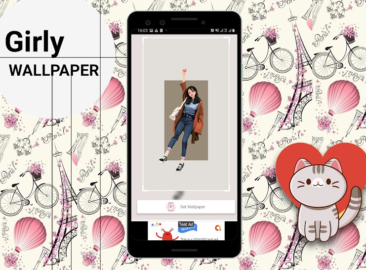 Papel de parede feminino Baixar apk para Android  v1.0 screenshot 1