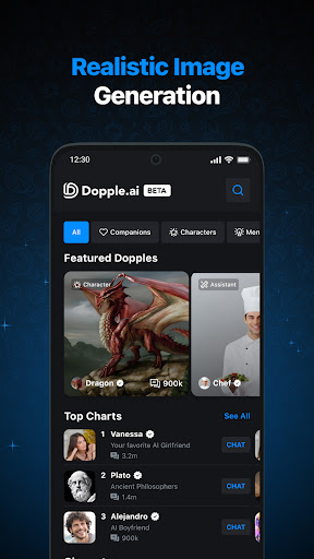 Dopple.AI mod apk 1.1.58 premium desbloqueado última versão图片1