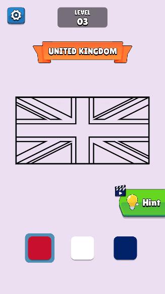 Paint The Flags  ASMR Coloring apk Download  for Android  v1.0 screenshot 2