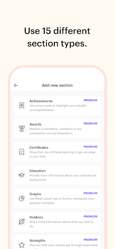 Kickresume AI Resume Builder mod apk premium unlocked latest version  v1.11.0 screenshot 1