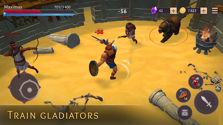 gladiators survival in rome mod apk latest version  1.31.7 screenshot 1