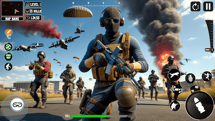 Fps Battlegrounds Offline Fire apk Download for Android  0.1 screenshot 1