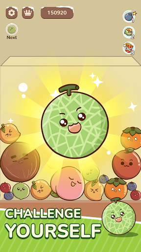 Fruit Merge Drop Saga Mod Apk Unlimited Money  1.0.2 screenshot 1