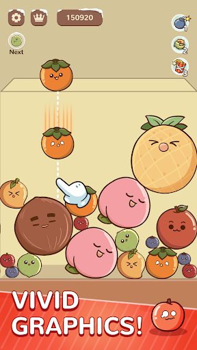 Fruit Merge Drop Saga Mod Apk Unlimited Money  1.0.2 screenshot 2