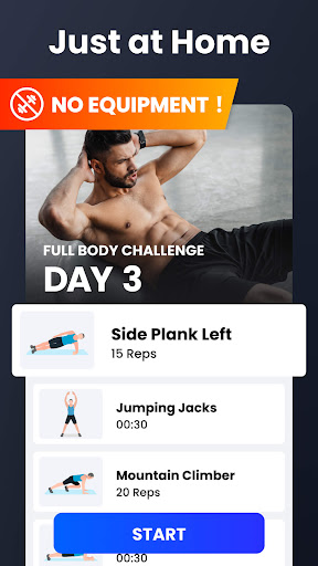 Home Workout No Equipment pro mod apk unlocked everything  1.2.21 screenshot 1