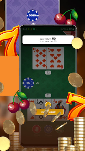 9ine Casino Blackjack mod apk moedas ilimitadas  1.0.3 screenshot 3