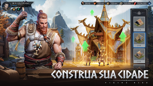 Viking Rise mod apk 1.4.172 dinheiro e gemas ilimitados última versão  1.4.172 screenshot 2