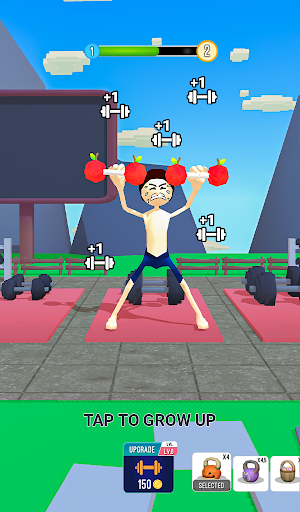 Gym Workout Clicker Muscle Up mod apk dinheiro ilimitado última versão  1.3.1 screenshot 1