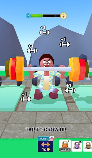 Gym Workout Clicker Muscle Up mod apk dinheiro ilimitado última versão图片1