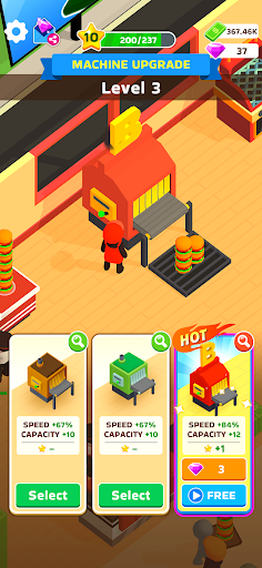 Burger Please mod apk 5.0.0 inheiro e gemas ilimitados última versão图片1