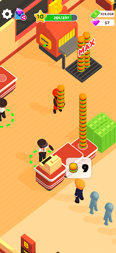 Burger Please mod apk 5.0.0 inheiro e gemas ilimitados última versão  5.0.0 screenshot 2