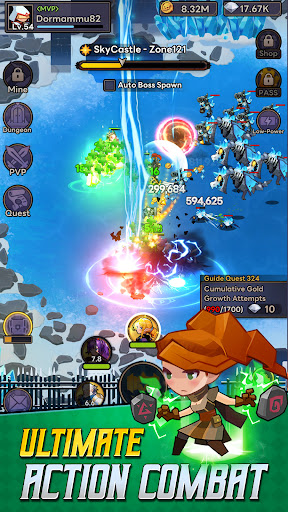 Self-Service Knight idle RPG apk para android  1.0.29 screenshot 2