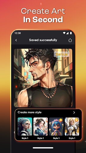 Genius AI Art Photo Editor mod apk 1.1.4 premium desbloqueado sem anúncios  1.1.4 screenshot 3