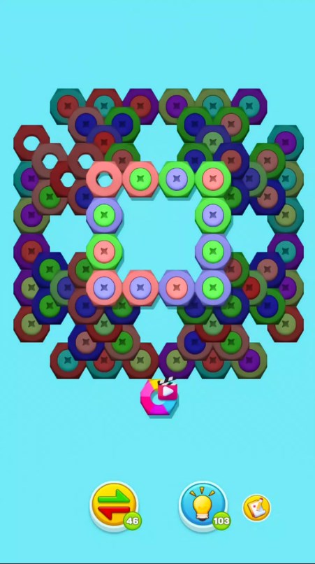 Nut n Bolt Sort Color Puzzle apk download para o android  1.9 screenshot 2