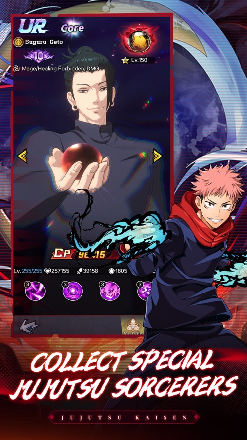 Jujutsu Kaisen Unleashed mod apk dinheiro e gemas ilimitados  v1.0 screenshot 1