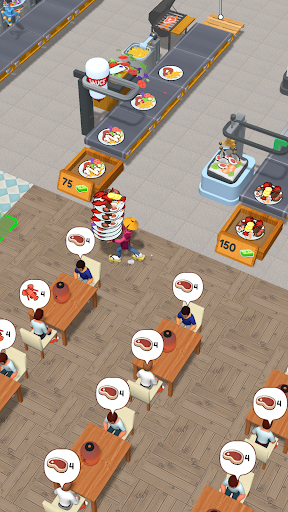 Conveyor Rush Idle Food Games mod apk dinheiro ilimitado última versão  v0.44 screenshot 3