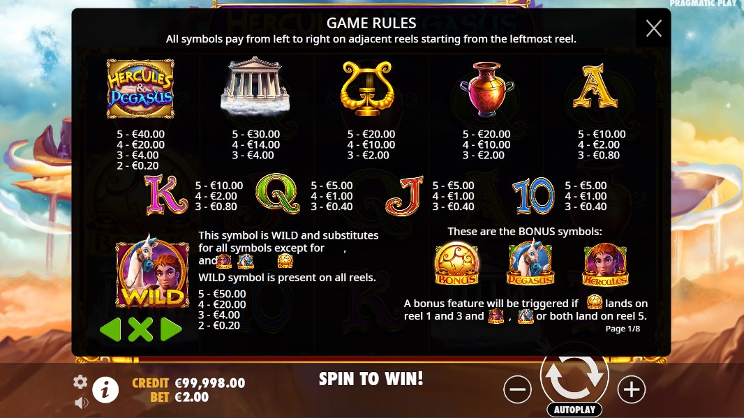 Hercules and Pegasus slot apk para android  1.0.0 screenshot 2