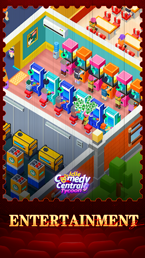 Idle Comedy Central Tycoon mod apk dinheiro ilimitado  0.1.1 screenshot 1