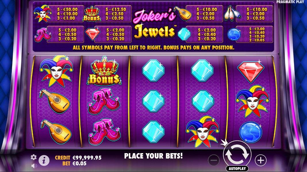 Joker＇s Jewels slot apk para android  1.0.0 screenshot 1