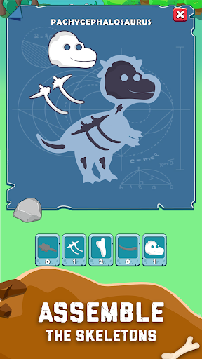 Dino Zoo Fossil Digging Game apk para android  0.7 screenshot 1