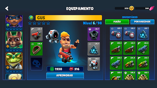 Autogun Heroes mod apk 1.9.1 dinheiro e gemas ilimitados  1.9.1 screenshot 3