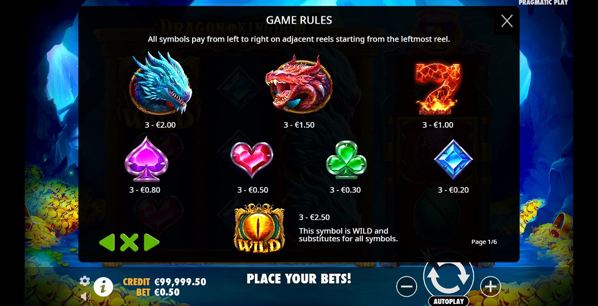 Dragon Kingdom Eyes of Fire slot apk para android  1.0.0 screenshot 1