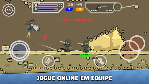 Mini Militia War.io mod apk 5.5.2 tudo ilimitado última versão图片1
