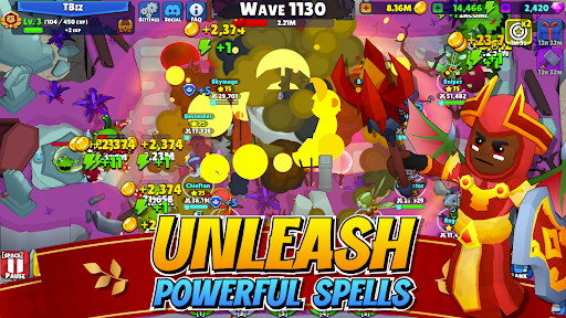 Idle Hero TD Tower Defense RPG mod apk dinheiro e gemas ilimitados  v9.71 screenshot 2