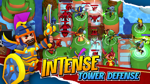 Idle Hero TD Tower Defense RPG mod apk dinheiro e gemas ilimitados  v9.71 screenshot 3