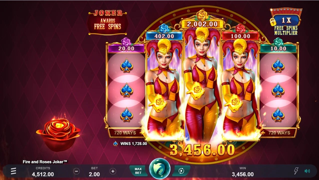 Fire and Roses Joker slot apk para android图片1