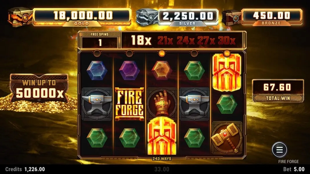 Fire Forge slot apk para android  1.0.0 screenshot 3