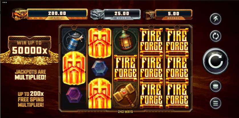 Fire Forge slot apk para android  1.0.0 screenshot 2