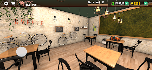 Coffee Shop Simulator 3D Cafe mod apk dinheiro ilimitado图片1