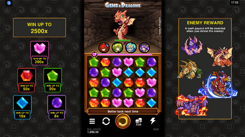 Gems & Dragons slot apk para android  1.0.0 screenshot 1