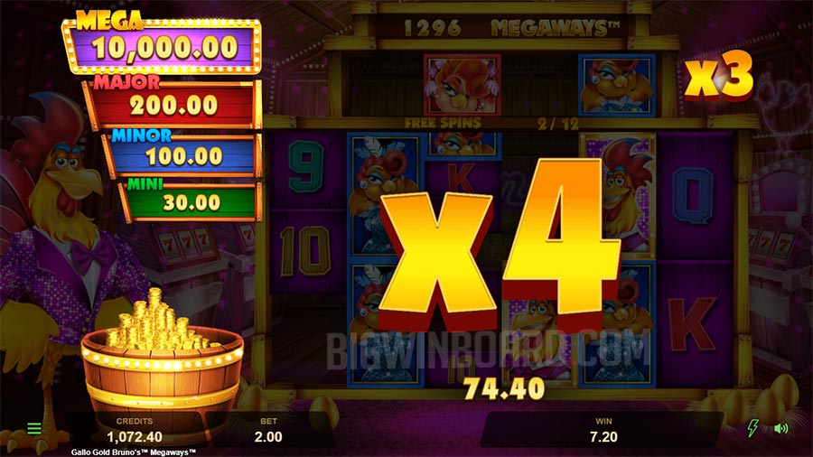 Gallo Gold Bruno＇s Megaways slot apk para android  1.0.0 screenshot 3