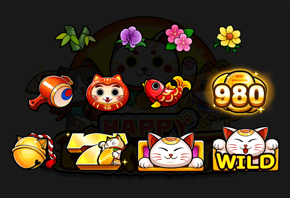 Happy Lucky Cats slot apk para android  1.0.0 screenshot 2