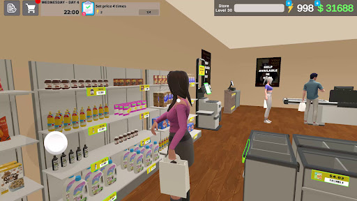 Supermarket Business Simulator mod apk tudo ilimitado  1.1.9 screenshot 2