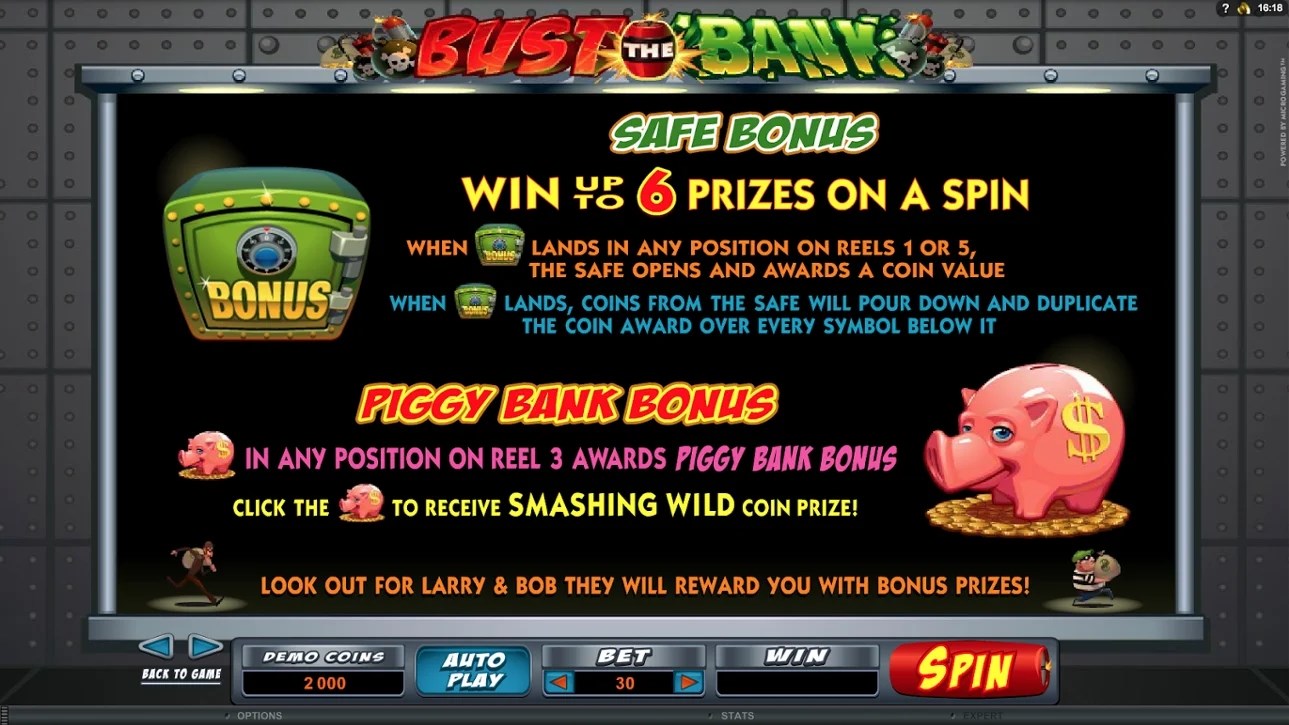 Bust the Bank slot apk para android  1.0.0 screenshot 1