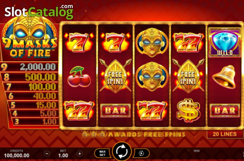 9 Masks Of Fire Slot Download Grátis do Apk图片1