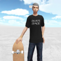 Skate Space mod apk 1.472 tudo ilimitado última versão  1.472