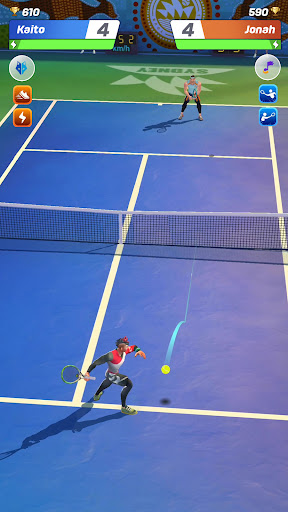 Tennis Clash mod apk 5.12.1 dinheiro e gemas ilimitados  5.12.1 screenshot 2